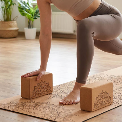 Yoga Block aus portugiesischem Kork in vielen Designs