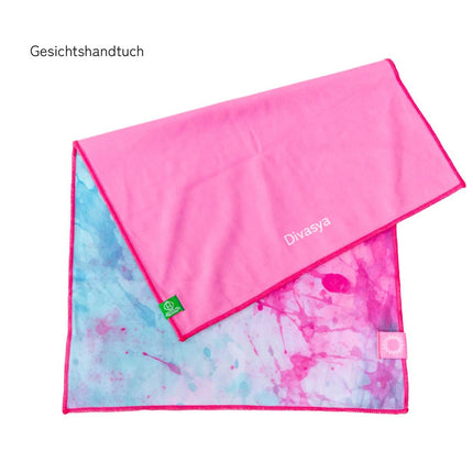 Yoga Handtuch rutschfest aus recycelter Mikrofaser & Silikon-Struktur auf der Unterseite