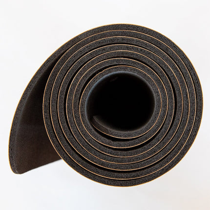 Yogamatte Kork: 100% natürlich | Portugal-Kork & Kautschuk | mit Schutzhülle