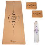 Kork Vinyasa Moon mit 2 Yogablöcken Moon