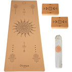 Kork Sun Dancer mit 2 Yogablöcken Sun