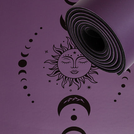 Yogamatte rutschfest | Kautschuk | 9 Yoga-Designs | DIVASYA®