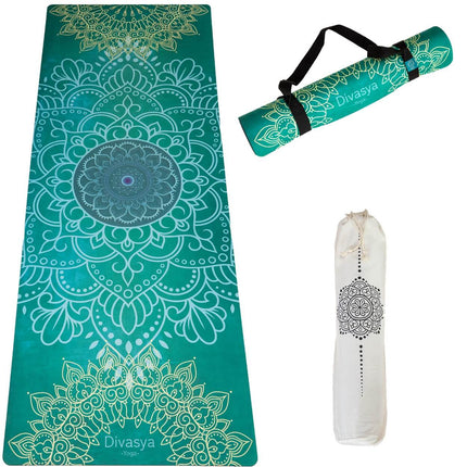 Nachhaltige Yogamatte aus Naturkautschuk & recycelter Mikrofaser