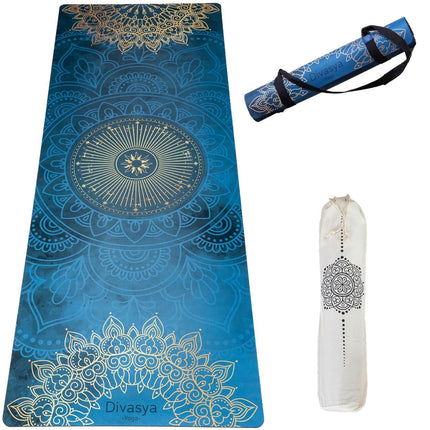 Nachhaltige Yogamatte aus Naturkautschuk & recycelter Mikrofaser