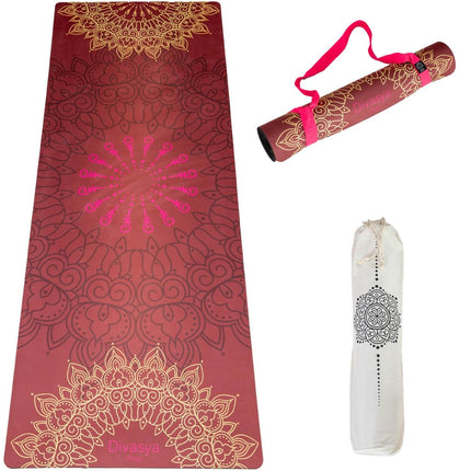Nachhaltige Yogamatte aus Naturkautschuk & recycelter Mikrofaser