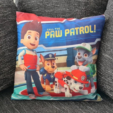 Paw Patrol Kissenbezug für Kinder / Helfer auf vier Pfoten - 40cm x 40cm