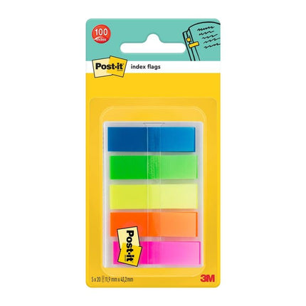 Post-it® Index Haftstreifen, Mini, 11,9 mm x 43,2 mm, 100 Haftstreifen/Spender