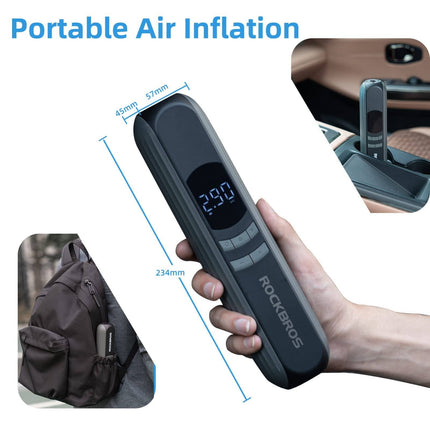 A10 Fahrradpumpe Elektrisch Luftpumpe 150PSI (Fahrrad Luftpumpen) kaufen bei Linkreich – Jetzt entdecken!