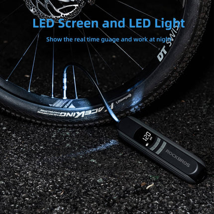 A10 Fahrradpumpe Elektrisch Luftpumpe 150PSI (Fahrrad Luftpumpen) kaufen bei Linkreich – Jetzt entdecken!