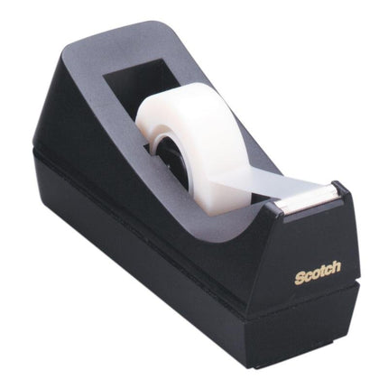 Scotch™ Schreibtisch-Klebebandabroller C38, Schwarz, 1 Abroller/Packung | Packung (1 Stück)