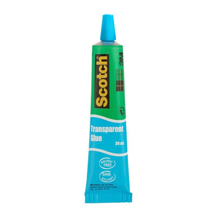 Scotch®transparenter lösemittelfreier Kleber für den Haushalt 30 ml, 1 Tube/Packung | Packung (1 Stück)