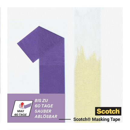 Scotch® Malerabdeckband für empfindliche Oberflächen, 36 mm x 41 m, 1 Rolle/Packung, 100% PEFC SGSCH-PEFC-COC-110078 | Packung (1 Rolle)