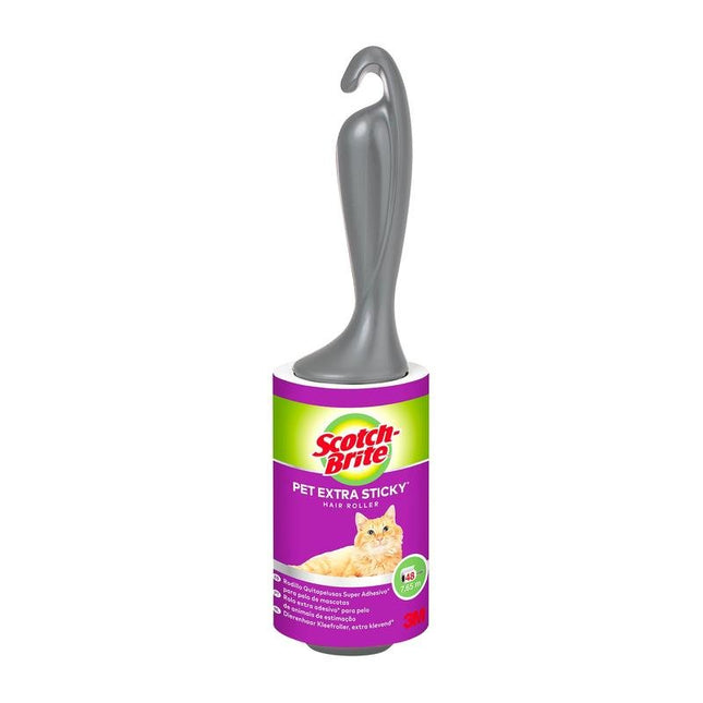 Scotch-Brite™ Pet Extra Sticky* Roller für Tierhaare, 48 Blatt, 1/Packung | Packung (1 Stück)