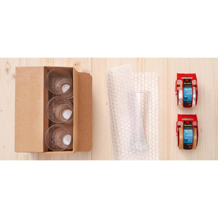 Scotch® Extra starkes Verpackungsklebeband, Braun, 48 mm x 20,3 m, 1 Rolle auf Handabroller/Packung