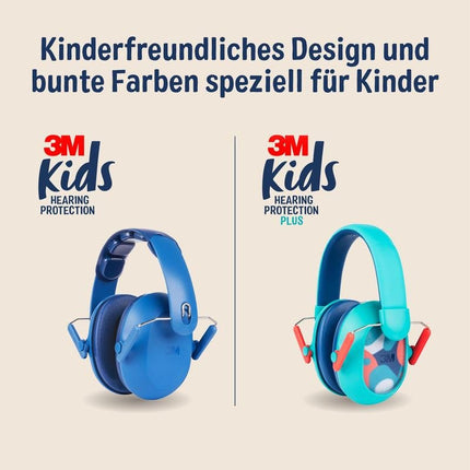 3M™Gehörschutz für Kinder mit Gehörschutz PKIDSP-TEAL-E, türkis (87-98 dB) | Packung (1 Stück)
