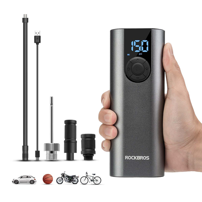 A8 Fahrradpumpe Elektrisch Luftpumpe 150PSI (Fahrrad Luftpumpen) kaufen bei Linkreich – Jetzt entdecken!