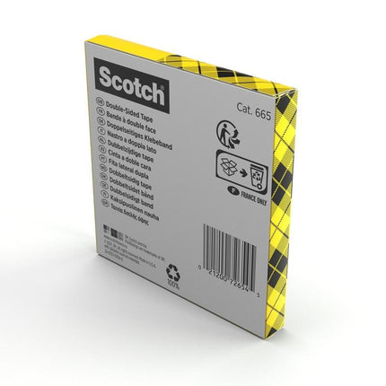 Scotch® doppelseitiges Klebeband, 1 Rolle, 12 mm x 33 m