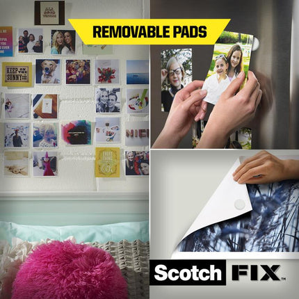 Scotch-FIX™ Ablösbare Klebepads 301008C36-P, 11 mm x 15 mm, 36 Stück/Packung | Packung (1 Stück)