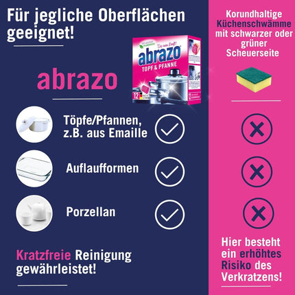 abrazo TOPF & PFANNE Reinigungskissen