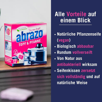 abrazo TOPF & PFANNE Reinigungskissen