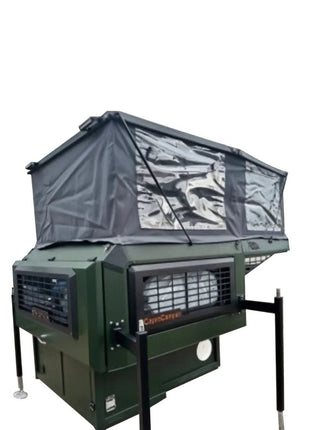 Capracamper Absetz-WohnkCampraabine Camper Leichtbau – ca. 220 kg, 20 mm EPS-Isolierung, ausziehbares 195×160 cm-Bett - Linkreich