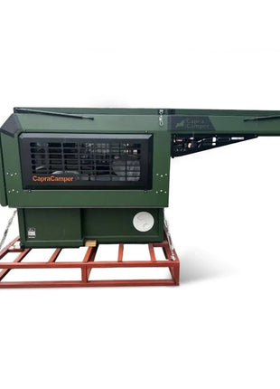 Capracamper Absetz-WohnkCampraabine Camper Leichtbau – ca. 220 kg, 20 mm EPS-Isolierung, ausziehbares 195×160 cm-Bett - Linkreich
