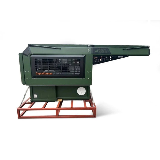 Capracamper Absetz-WohnkCampraabine Camper Leichtbau – ca. 220 kg, 20 mm EPS-Isolierung, ausziehbares 195×160 cm-Bett - Linkreich