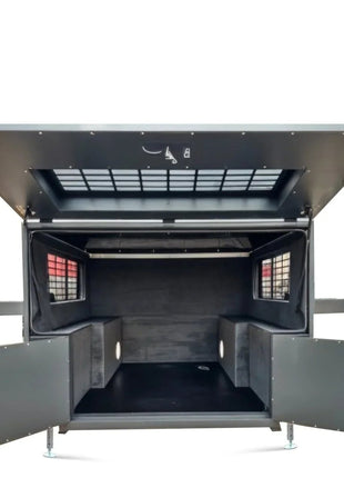 Capracamper Absetz-WohnkCampraabine Camper Leichtbau – ca. 220 kg, 20 mm EPS-Isolierung, ausziehbares 195×160 cm-Bett - Linkreich