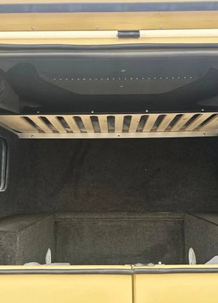 Capracamper Absetz-Wohnkabine Camper Leichtbau – ca. 220 kg, 20 mm EPS-Isolierung, ausziehbares 195×160 cm-Bett (Schwarz/Grau/Grün/Beige) - Linkreich