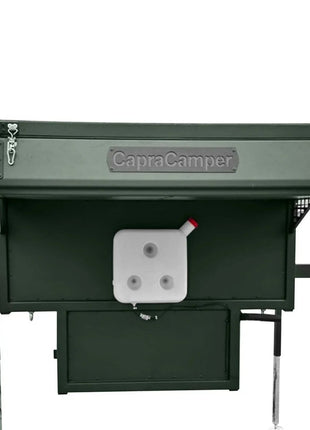Capracamper Absetz-Wohnkabine Camper Offroad – 170 W Solaranlage, Eberspächer-Diesel-Standheizung, Face-to-Face-Dinette (Schwarz/Grau/Grün) - Linkreich