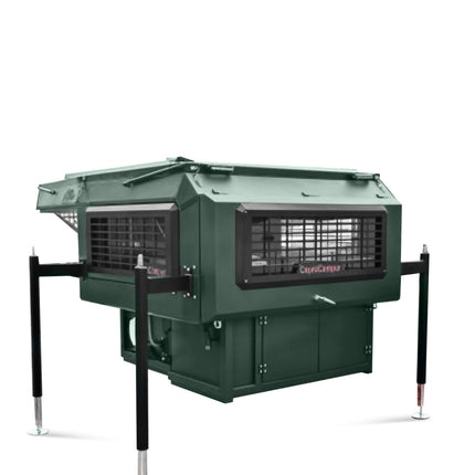 Absetz - Wohnkabine Leichtbau – ca. 220 kg, 20 mm EPS - Isolierung, ausziehbares 195×160 cm - Bett (Absetzkabinen) kaufen bei Linkreich – Jetzt entdecken!