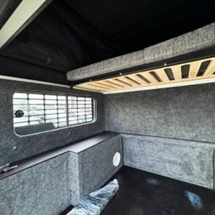 Absetz - Wohnkabine Leichtbau – ca. 220 kg, 20 mm EPS - Isolierung, ausziehbares 195×160 cm - Bett (Absetzkabinen) kaufen bei Linkreich – Jetzt entdecken!