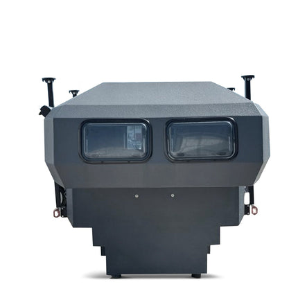 Absetz - Wohnkabine Leichtbau – ca. 220 kg, 20 mm EPS - Isolierung, ausziehbares 195×160 cm - Bett (Absetzkabinen) kaufen bei Linkreich – Jetzt entdecken!