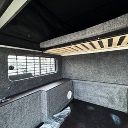 Absetz - Wohnkabine Leichtbau – ca. 220 kg, 20 mm EPS - Isolierung, ausziehbares 195×160 cm - Bett (Schwarz/Grau/Grün/Beige) (Wohnkabinen) kaufen bei Linkreich – Jetzt entdecken!