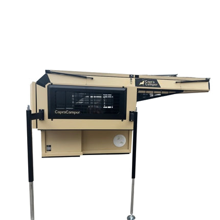 Absetz - Wohnkabine Leichtbau – ca. 220 kg, 20 mm EPS - Isolierung, ausziehbares 195×160 cm - Bett (Schwarz/Grau/Grün/Beige) (Wohnkabinen) kaufen bei Linkreich – Jetzt entdecken!