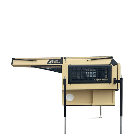 Absetz - Wohnkabine Leichtbau – ca. 220 kg, 20 mm EPS - Isolierung, ausziehbares 195×160 cm - Bett (Schwarz/Grau/Grün/Beige) (Wohnkabinen) kaufen bei Linkreich – Jetzt entdecken!