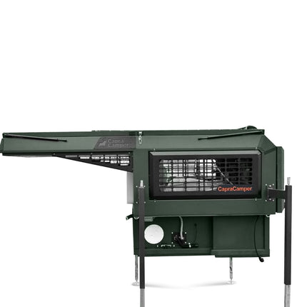Absetz - Wohnkabine Offroad – 170 W Solaranlage, Eberspächer - Diesel - Standheizung, Face - to - Face - Dinette (Schwarz/Grau/Grün) (Absetzkabinen) kaufen bei Linkreich – Jetzt entdecken!