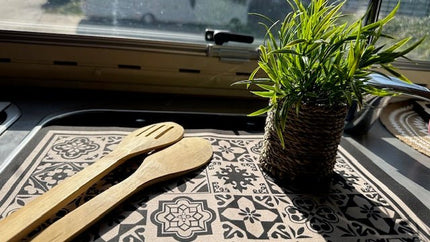SEO. Abtropfmatte "Kala" schnell trocknend für Wohnmobil - 30x40cm Linkreich