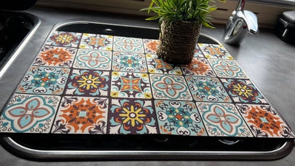 SEO. Abtropfmatte "Maya" schnell trocknend für Wohnmobil - 30x40cm Linkreich