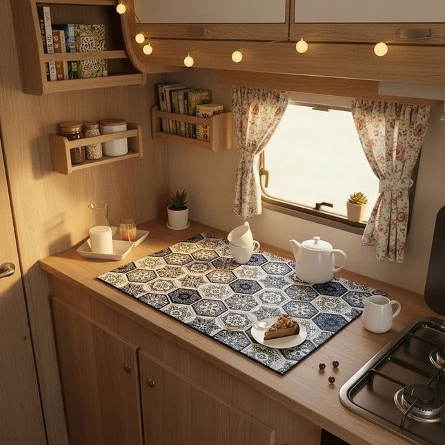 SEO. Abtropfmatte "Sita" schnell trocknend für Camper - Linkreich