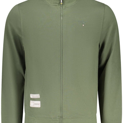SEO. ACCADEMIA MILITARE Herren Sweatshirt – mit Taschen - Grün Linkreich