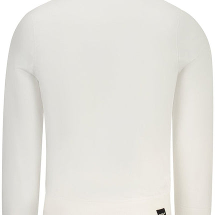 SEO. ACCADEMIA MILITARE Herren Sweatshirt – mit Taschen - Weiß Linkreich