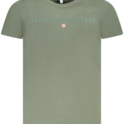 SEO. ACCADEMIA MILITARE T-Shirt Herren – Military Academy Kurzarm Shirt in Blau - Grün Linkreich