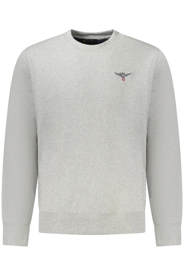ACCADEMIA MILITARE Sweatshirt Herren mit Reißverschluss – Graues Military Academy Design