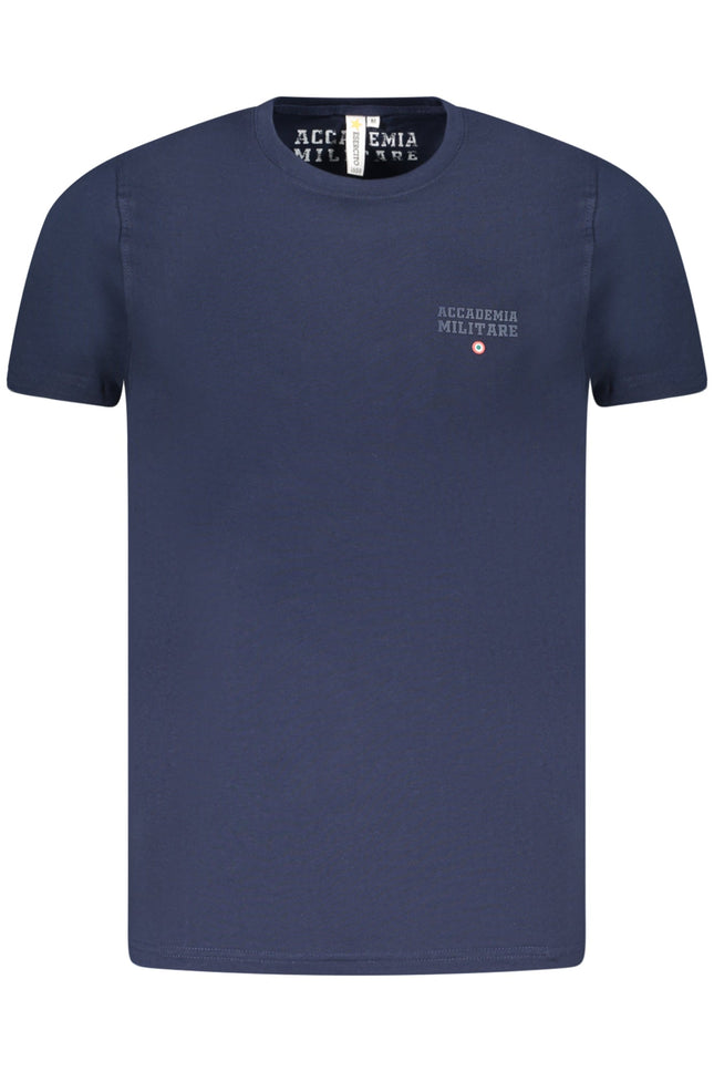 Military Academy Herren Kurzarm T-Shirt Blau