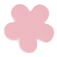 SEO. Acryl - Verzierung - Blume (Rosa) Linkreich