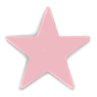 SEO. Acryl - Verzierung - Stern (Rosa) Linkreich