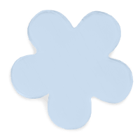 SEO. Acryl - Verzierung - Blume (Blau) Linkreich