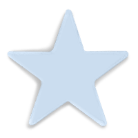 SEO. Acryl - Verzierung - Stern (Blau) Linkreich