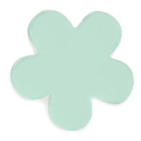 SEO. Acryl - Verzierung - Blume (Mint) Linkreich